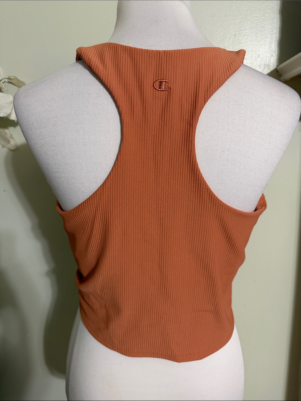 Champion Rust Ribbed Halter Tank Top - Picture 4 of 4
